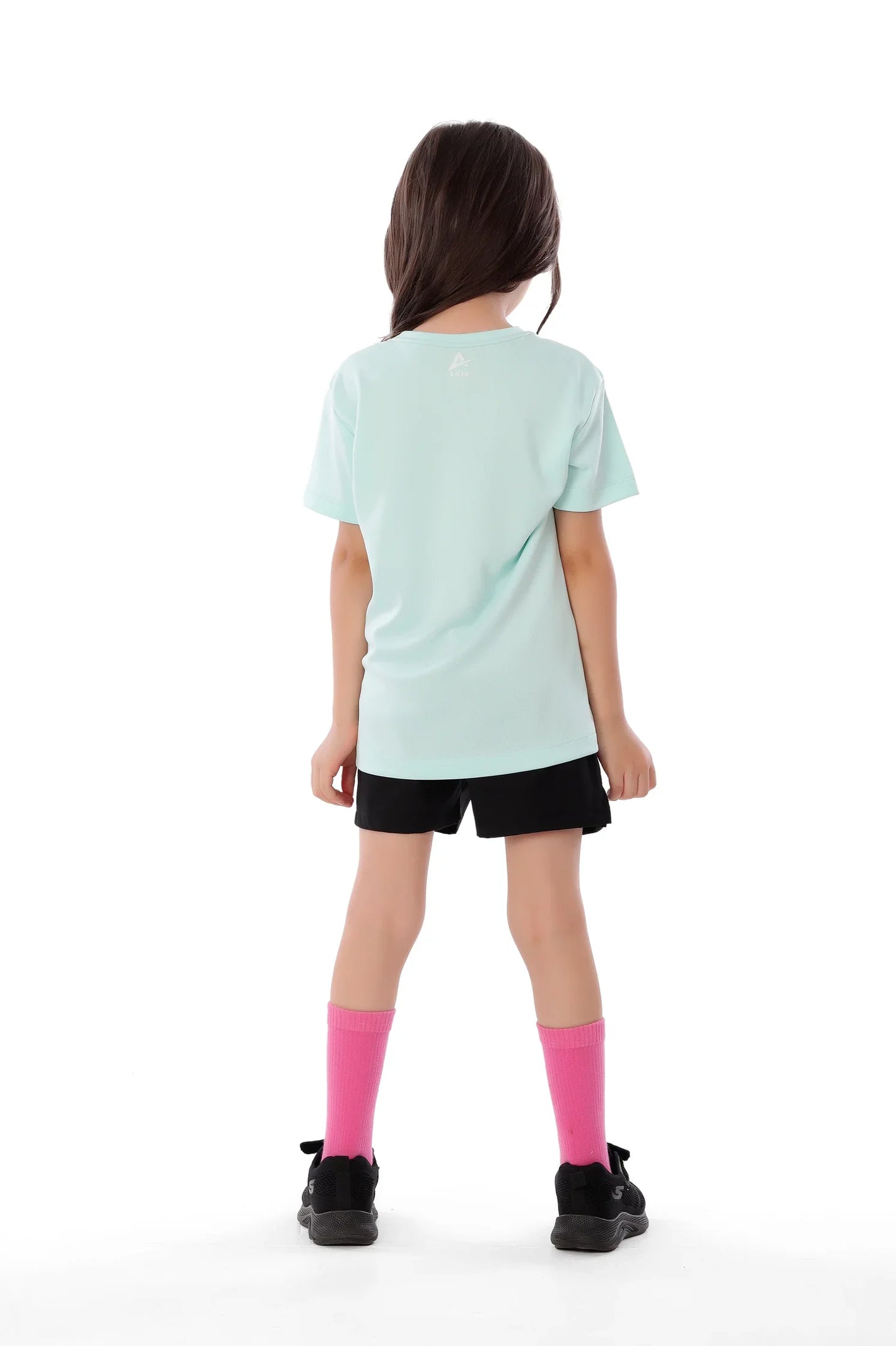 Girls Basketball Cartoon Graphic T-Shirt – Sporty Kids Athletic Tee