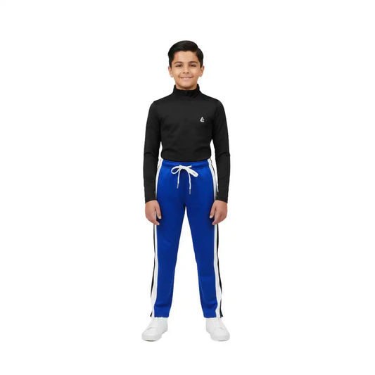 Black Blue Boys Active Outfit