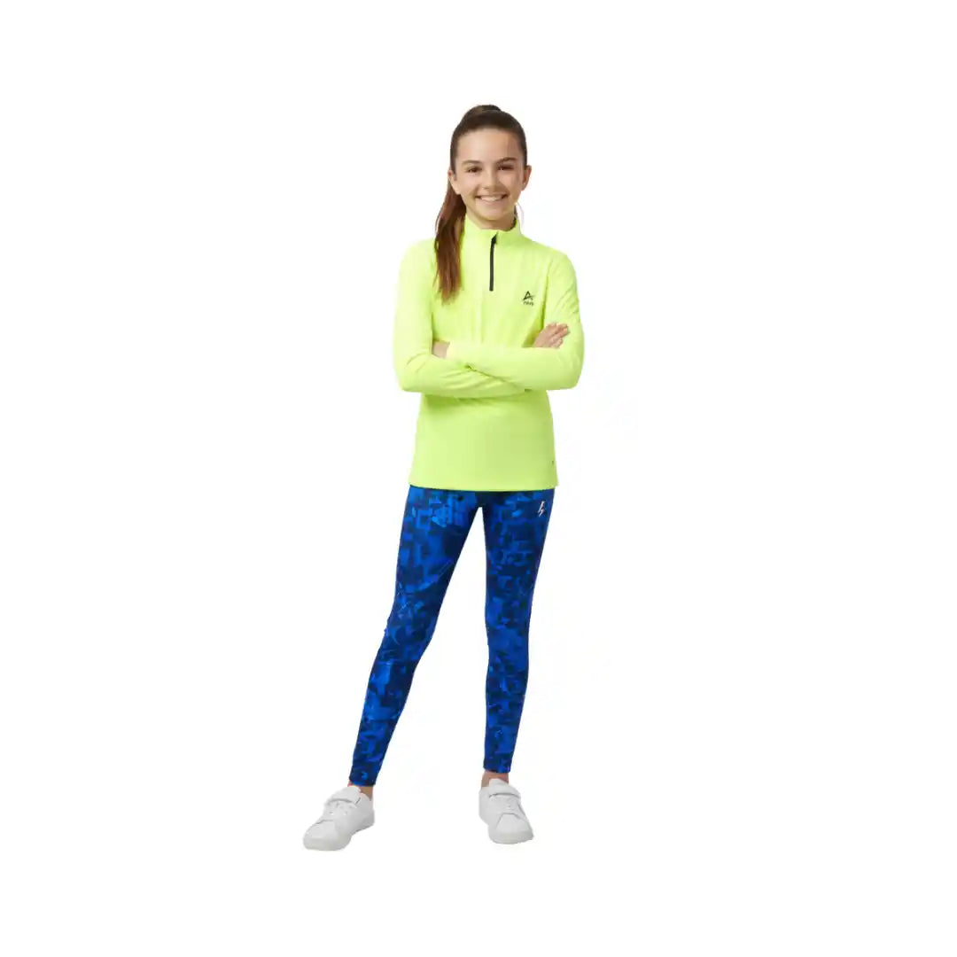 Neon Blue Girls Sporty Set